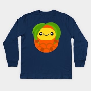 Pineapple NANA - cute Kids Long Sleeve T-Shirt